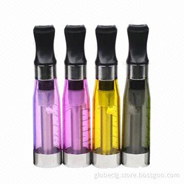 CE4 Atomizers with clear glass, 1.6mL capacity and multi-colors